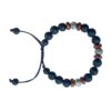 Pulsera triple protección; jaspe, lava y sándalo - Imagen 3