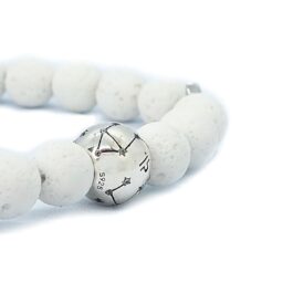 Pulsera de signo zodiacal LIBRA con piedra natural y charm de plata 925 ✨🌌