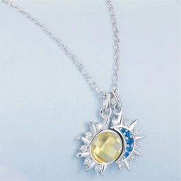 Colgante Sol y Luna Equilibrio 2 en 1 Plata 925