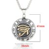 Colgante Ojo de Horus Acero inoxidable - Imagen 3