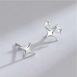 Aros Estrellas Plata 925