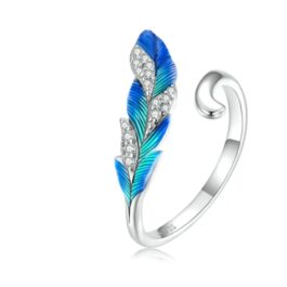 Anillo Pluma Plata 925