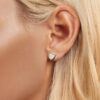 Aretes de Mar y Ziconia Plata 925 - Imagen 2