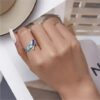 Anillo Pluma Plata 925 - Imagen 3
