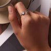 Anillo Sol y Luna (Trensado) Plata 925 - Imagen 3