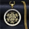 Colgante Arcángel Metatron Acero Inoxidable