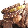 Pulsera Jaspe y Peridoto 5 vueltas | Ansiedad - Imagen 2
