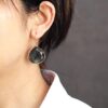 Pendientes baño de oro con Labradorita Natural | Autoconfianza - Imagen 3