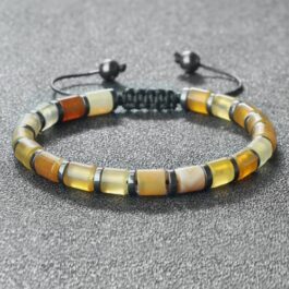 Pulsera Citrino y Hematita