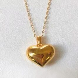 Colgante Corazón + Cadena Oro 18k | Amor