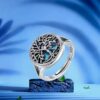 Anillo Árbol de la Vida Plata 925 y Nácar de Abulón | Conexión Espiritual - Imagen 3