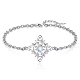 Pulsera Nudo de Bruja Plata 925 | Protección