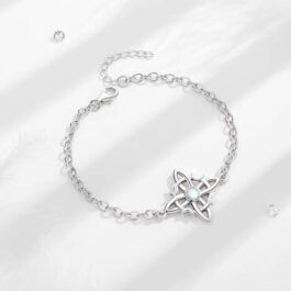 Pulsera Nudo de Bruja Plata 925 | Protección