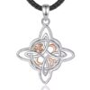 Colgante Nudo de Bruja Plata 925 | Protección