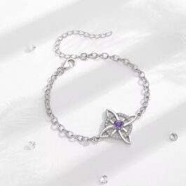 Pulsera Nudo de Bruja Plata 925 | Protección