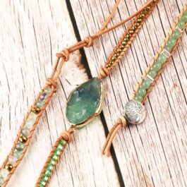 Pulsera Aventurina Verde | Buena Fortuna