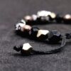 Pulsera Jaguar Pirita, Ónix, Turmalina Negra, Broncita y Hematita | Protección Riqueza - Imagen 3