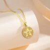Colgante Estrella Tetragrámaton Plata 925 baño de Oro 18k 6.48g - Imagen 2