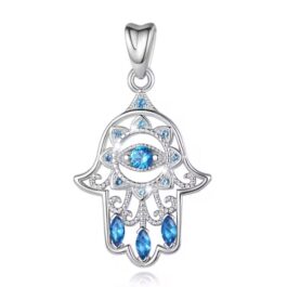 Colgante Hamsa Mano de Fátima Plata 925 | Serenidad