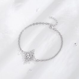 Pulsera Nudo de Bruja Plata 925 | Protección