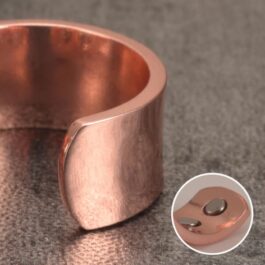 Anillo Cobre Magnético Ancho | Energía Sanación