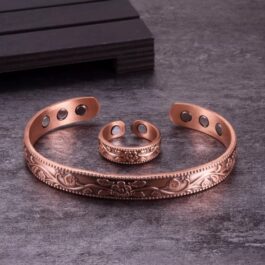 Pulsera + Anillo Cobre Magnéticos | Energía Sanación