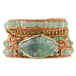 Pulsera Aventurina Verde | Buena Fortuna