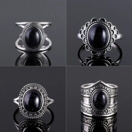 Anillo Vintage Plata y Piedra Arenisca | Protección