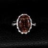 Anillo Plata 925 Cuarzo Ahumado | Protección - Imagen 3
