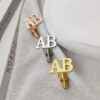 Mancuernillas Nombre o Iniciales Personalizados | Acero Inoxidable - Imagen 2