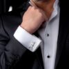 Mancuernillas Nombre o Iniciales Personalizados | Acero Inoxidable - Imagen 4