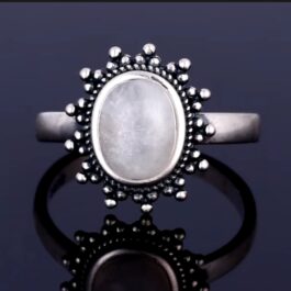 Anillo Vintage Plata y Piedra Luna | Protección