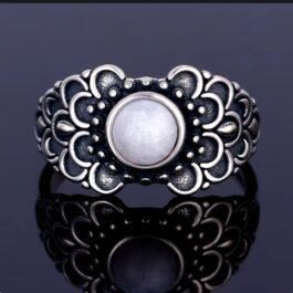 Anillo Vintage Plata y Piedra Luna 2 | Protección