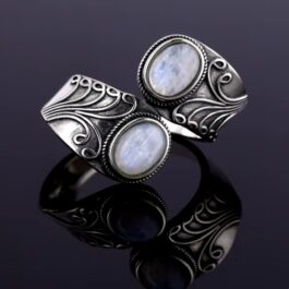 Anillo Vintage Plata y Piedra Luna 3 | Protección