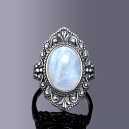 Anillo Vintage Plata y Piedra Luna 4 | Protección