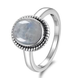 Anillo Vintage Plata y Piedra Luna 7 | Protección