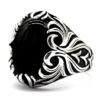 Anillo Plata 925 Obsidiana Negra | Protección - Imagen 2