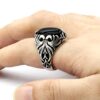 Anillo Plata 925 Obsidiana Negra | Protección - Imagen 3