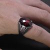 Anillo Plata 925 Zirconia Granate | Protección - Imagen 4