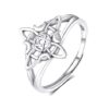 Anillo Nudo de Bruja Plata 925 | Protección