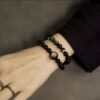 Pulsera Obsidiana Dorada y Cobre | Protección y Sanación - Imagen 2