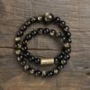 Pulsera Obsidiana Dorada y Cobre | Protección y Sanación - Imagen 5