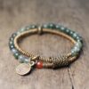 Pulsera Fluorita y Cobre | Protección y Sanación