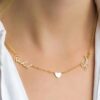 Collar Corazón Nombre Personalizado | Acero Inoxidable