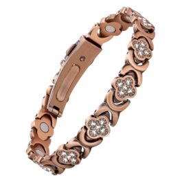 Pulsera Cobre y Piedras Magnética | Energía Sanación