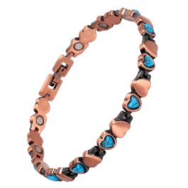 Pulsera Cobre y Piedras Magnética | Energía Sanación