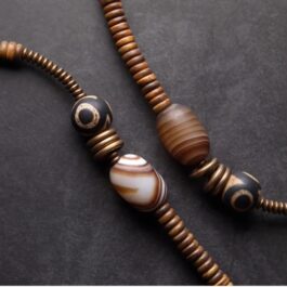 Pulsera ágata y cobre Artesanal | Sanación