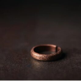 Anillo de Cobre Puro Martillado Artesanal | Sanación