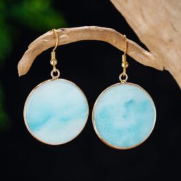 Pendientes Aguamarina Natural | Calma