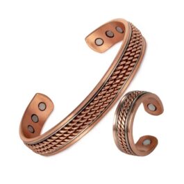 Pulsera + Anillo Cobre Magnéticos | Energía Sanación
